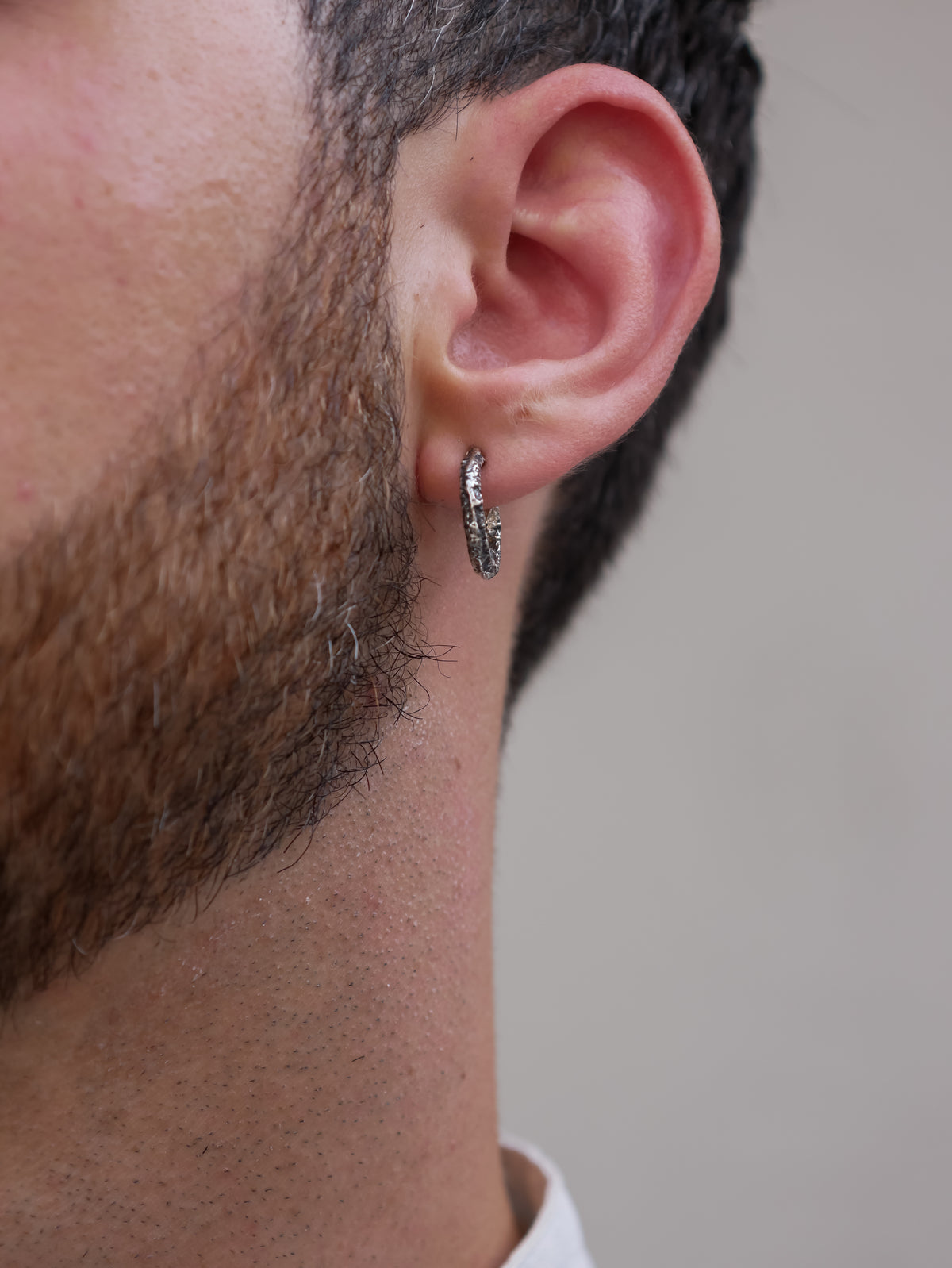 Large hoop earrings