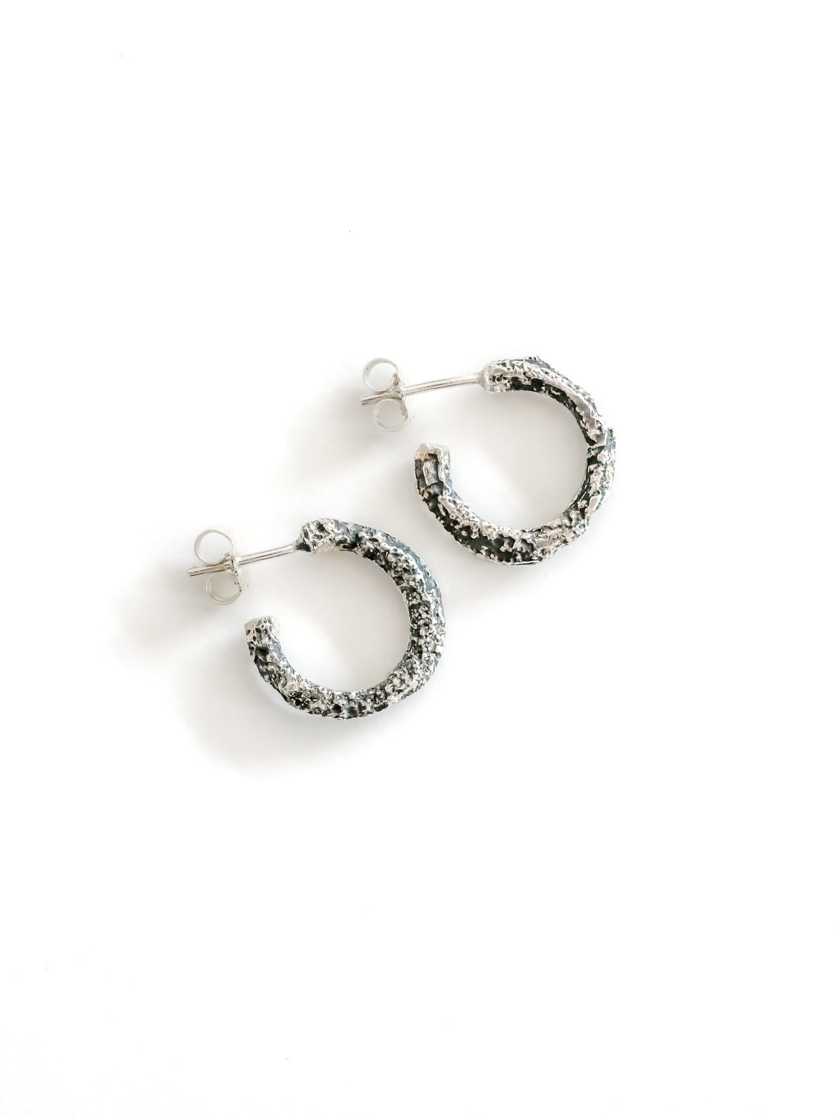 Large hoop earrings