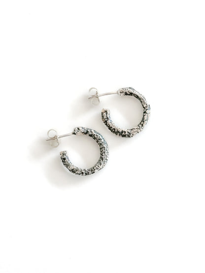 Large hoop earrings