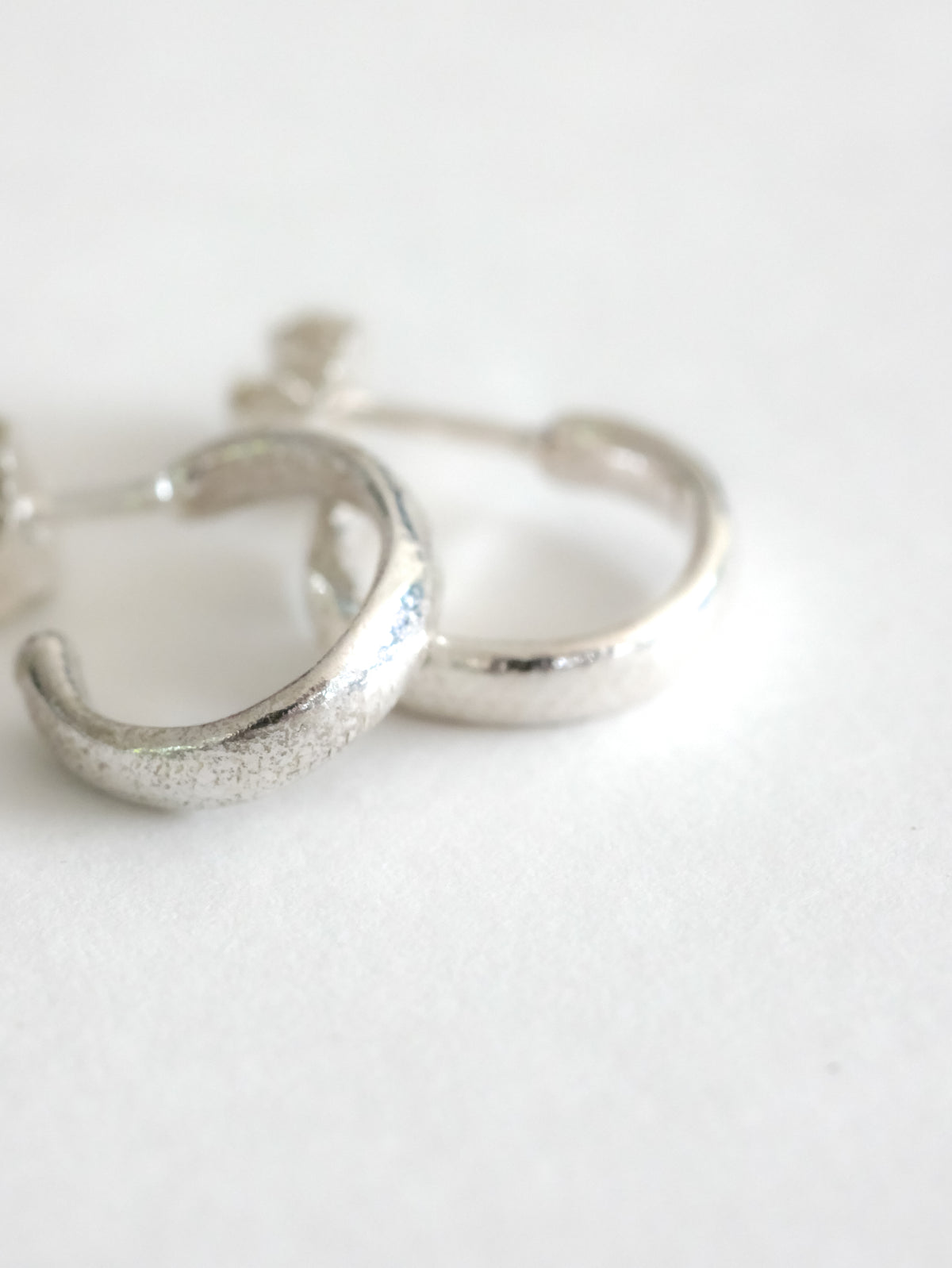 Small hoop earrings