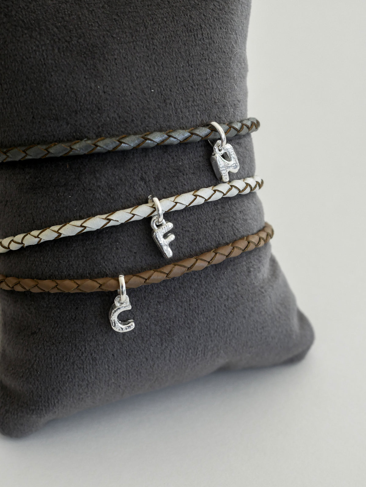 Initial Footprints Bracelet