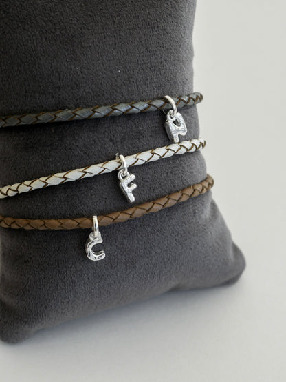 Initial Footprints Bracelet