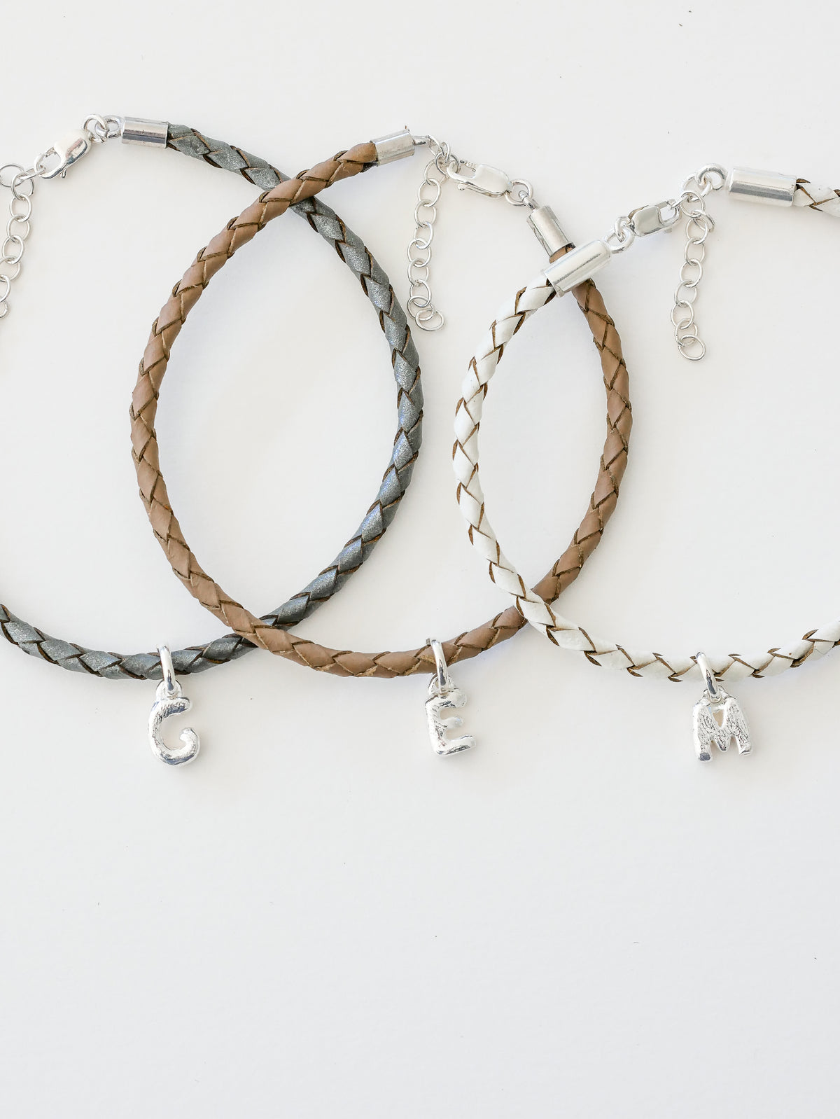 Initial Footprints Bracelet