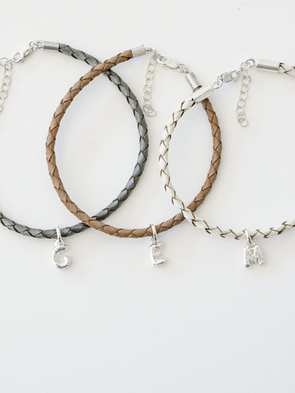 Initial Footprints Bracelet